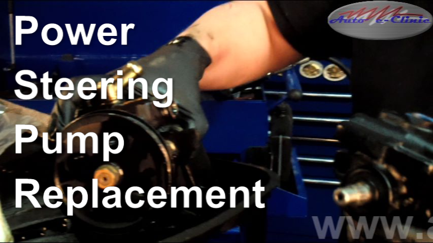 How to Replace a  Power Steering Pump